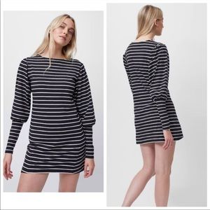French Connection Stripe Jersey Dress Small NWT